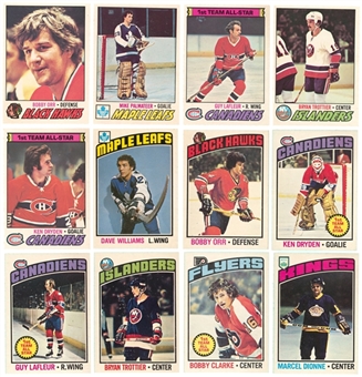 1976/77-1977/78 O-Pee-Chee Hockey Complete Sets Pair (2)